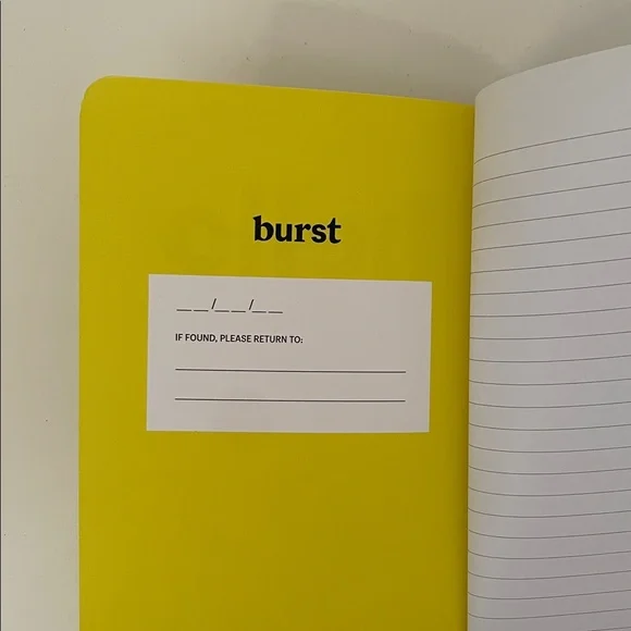 Denik Yellow ‘hello’ Notebook - Picture 3 of 4